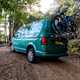 VW Transporter off road with bikes