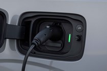 Volvo EX90 review: charging port, grey paint