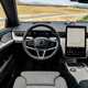 Volvo EX90 review: infotainment system, white upholstery