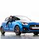 Suzuki Swift Sport (2023) review: long-termer header shot, blue car
