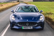 Maserati GT Folgore (2025) front driving