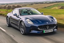 Maserati GT Folgore (2025) front driving