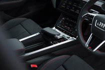 Audi Q8 E-Tron Sportback review - gear selector in the centre console