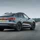 Audi Q8 E-Tron Sportback review - rear, grey
