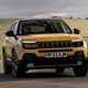 Jeep Avenger (2023) review: front three quarter cornering, yellow paint, rural road