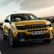 Jeep Avenger (2023) review: front three quarter driving, yellow paint, rural road