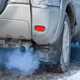 Car idling in winter weather