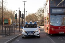 Autonomous Nissan Leaf in London