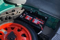 Car battery in boot - How to charge a car battery