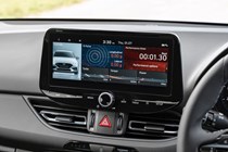 2023 Hyundai i30 N hatchback infotainment system.