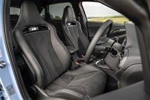 2023 Hyundai i30 N hatchback front seating area.