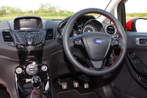 Ford Fiesta Red/Black Edition Interior detail