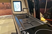 VW California Concept - reveal event, gas hob and sink