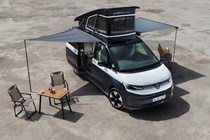 VW California Concept - top view showing both awnings. This is what the T7 California will almost certainly be like