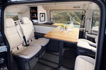VW California Concept - lounge area with table