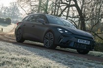 Cupra Leon Estate (2024) front driving