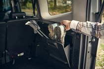 Ford E-Tourneo Courier flip-out storage bin