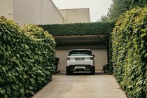 Range Rover in a driveway