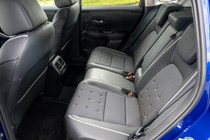 Honda ZR-V (2023) review: rear seats, black leather upholstery