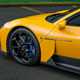 Maserati MC20 (2025) review: alloy wheel and front quarter panel, yellow paint