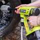 Ryobi pressure washer cleaning Toyota wheel