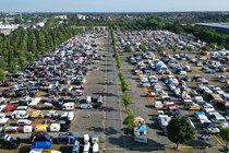2023 Volkswagen Bus Festival - aerial shot