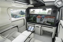Lexus LM - interior rear screen