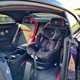 Rolls Royce Spectre interior rear with Isofix seat