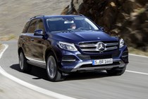 Mercedes-Benz GLE Class 4x4 (2015-) - lhd in blue front three-quarters driving