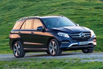 Mercedes-Benz GLE Class 4x4 (2015-) - lhd in black front three-quarters driving