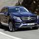 Mercedes-Benz GLE Class 4x4 (2015-) - lhd in blue front three-quarters driving