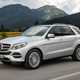 Mercedes-Benz GLE Class 4x4 (2015-) - lhd in silver side-on tracking