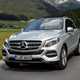 Mercedes-Benz GLE Class 4x4 (2015-) - lhd in silver front three-quarters driving