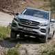 Mercedes-Benz GLE Class 4x4 (2015-) - lhd in silver front three-quarters off-road