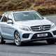 Mercedes-Benz GLE Class 4x4 (2015-) - UK rhd in silver front three-quarters driving