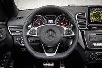 Mercedes-Benz GLE Class 4x4 (2015-) - lhd model interior detail, steering wheel