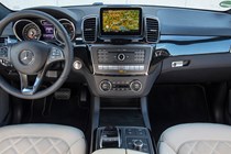 Mercedes-Benz GLE Class 4x4 (2015-) - lhd model interior detail, driver's seat and steering wheel