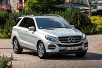 Mercedes-Benz GLE Class 4x4 (2015-) - lhd model in silver static exterior front three-quarters