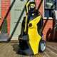 Karcher K7 pressure washer standing upright