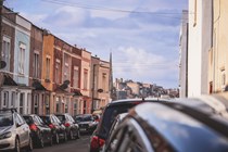 A residential street in Bristol.