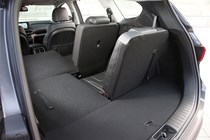 Hyundai Santa Fe boot, folded seats
