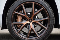 Cupra Ateca review - bronze wheels, Brembo brakes fitted to VZ3 trim level