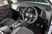 Cupra Ateca review, front interior, 1.5-litre TSI turbo petrol