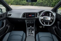 Cupra Ateca review - interior, dashboard, steering wheel, infotainment