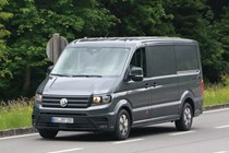 The 2024 VW Crafter has been spotted testing.