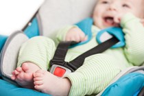 Happy baby in car seat - How long can a baby be in a car seat
