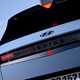 Hyundai Ioniq 5 N (2024) review: rear light detail shot, matte blue paint
