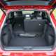 Lexus LBX boot space seats folded