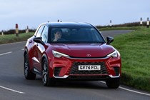 Lexus LBX driving front