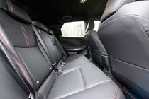 Lexus LBX rear seats